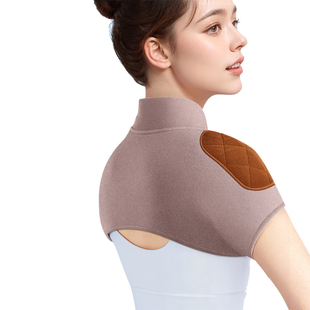 德绒护肩保暖肩周炎男女士颈椎坎肩睡觉披膀热敷月子专用神器披肩