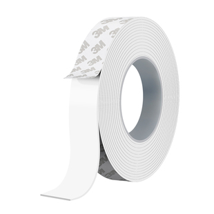 3M海绵双面胶胶带高粘度强力加厚EVA白色固定墙面相框泡沫耐高温