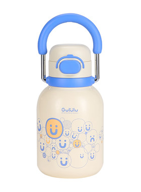 Gululu咕噜噜保温壶大容量水壶便携户外运动壶316L抗菌杯
