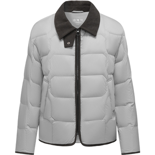 坦博尔秋季2025新款羽绒服女短款轻薄潮流款保暖高端外套休闲时尚