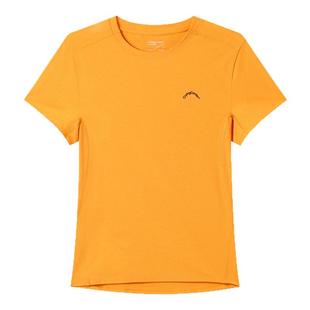 CryingCenter 速干凉感5A抗菌吸湿防晒 弧度小标轻快收腰运动短袖