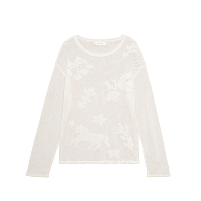 【现货】ECRIVAIN 26SS 春夏新款圆领长袖针织衫 DOUBLEBOO