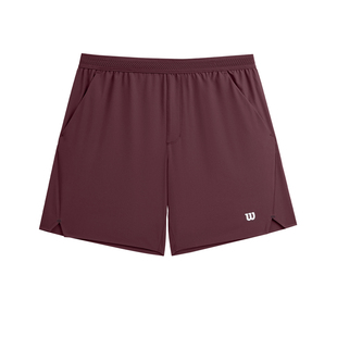 Wilson威尔胜官方夏季男士TOURNAMENT百搭网球运动抽绳梭织短裤