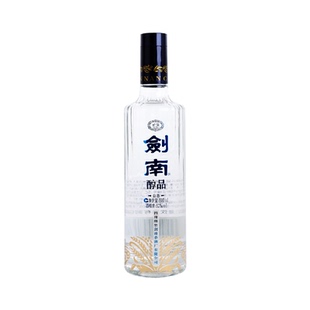 剑南春酒厂首款嫡系高线光瓶酒剑南醇品蓝晶剑浓香52度500ml