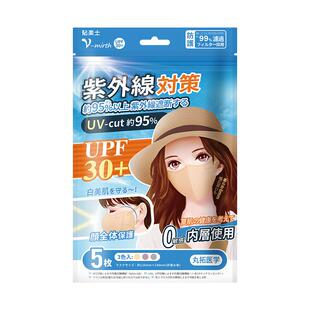 贴乐士遮阳防护立体舒适口罩UPF30+防紫外线女夏季高颜值新款