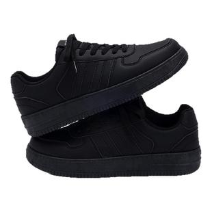 环球黑色鞋子男鞋2025新款夏透气软底休闲鞋百搭轻便耐磨厚底板鞋