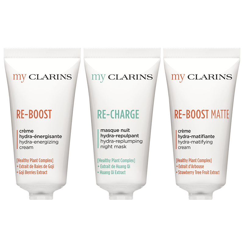 【官方正品】myclarins小娇韵诗水光霜+晚霜+O椰水光霜（油皮版）