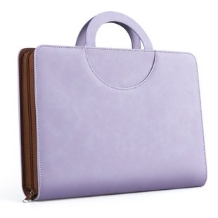 加厚皮面家庭证件收纳包拉链资料活页a4b5多功能收纳册家用型房本证书票据出生证和疫苗本保护套大容量卡包册