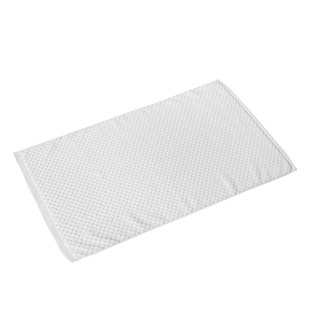 酒店宾馆专用 地巾 纯白色全棉纯棉防滑吸水卫生间浴室踩脚垫地垫