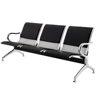 三人位排椅机场不锈钢长椅子医院等候诊椅公共联排休息座椅输液椅