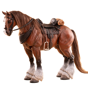 鱼玩手办模型1/12战马可动兵人仿真人偶动物周边动漫男生玩具礼物