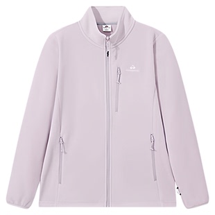 拓路者冬季冲锋衣抓绒内胆女双面加绒前胸拉链口袋保暖摇粒绒外套