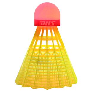 红双喜官方旗舰店羽毛球发光塑料室外夜用荧光发亮耐打夜光尼龙球