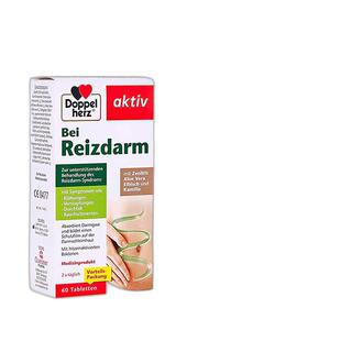 德国双心Doppelherz腹泻止泻肠易激综合征调理肠胃片60粒