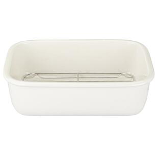 摩登主妇陶瓷烤盘烤箱用沥油盘焗饭盘蒸盘微波炉专用炸物备菜盘子