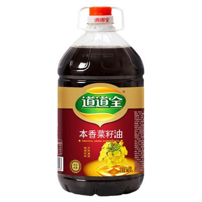 道道全菜籽油5l家用桶装非转基因