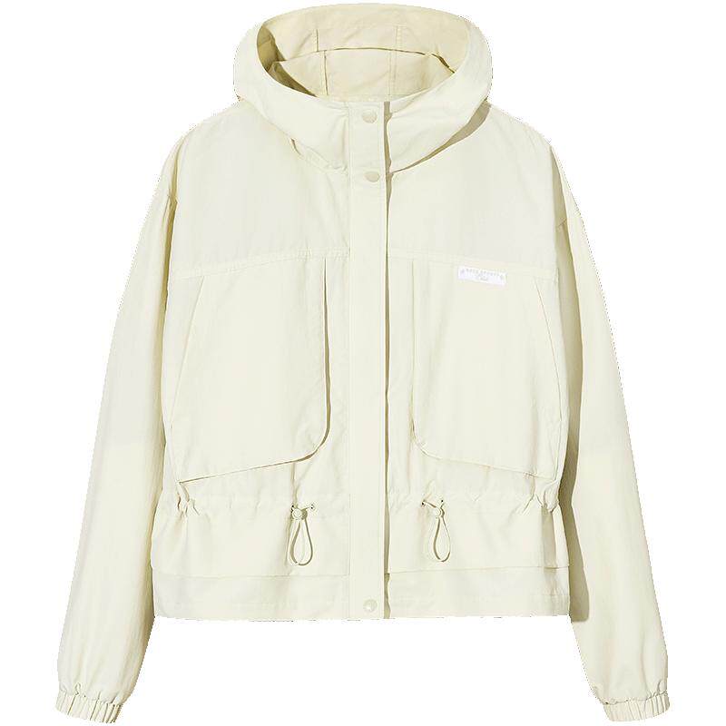安踏工装风休闲外套女夹克运动服