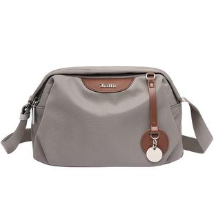 莱夫尼龙帆布斜挎包女式新款通勤挎包轻便休闲妈妈包包牛津布女包