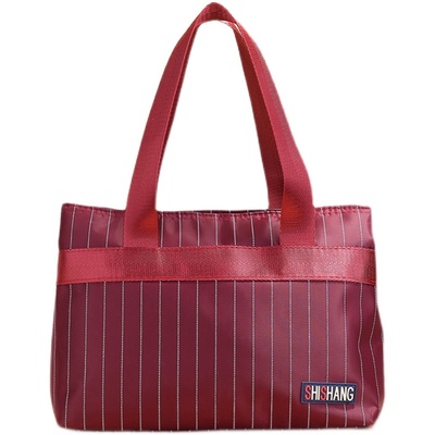 时尚防水帆布托特包单肩手提