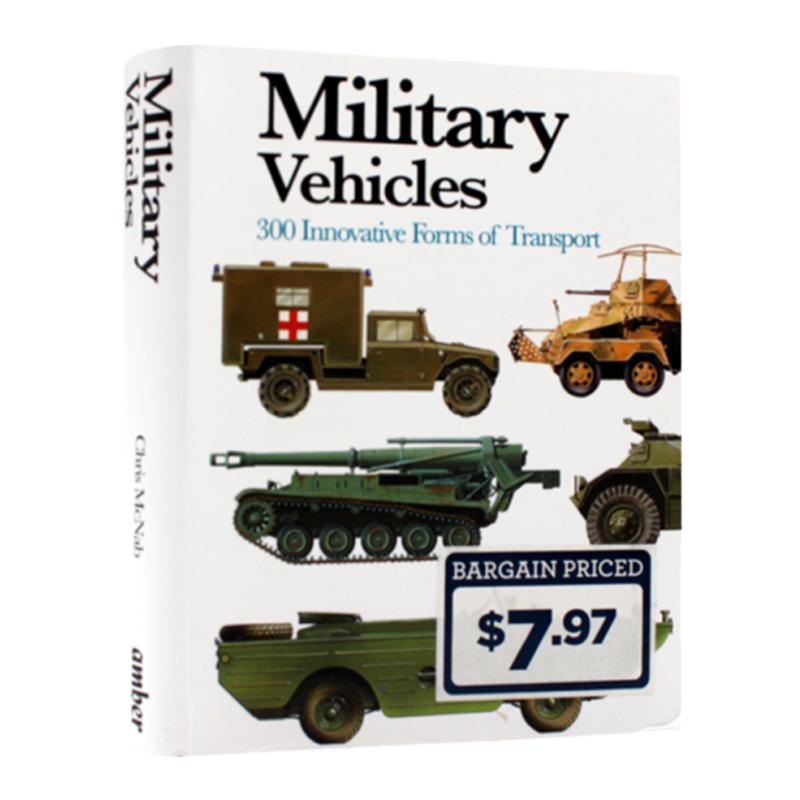 现货包邮迷你百科系列 Military Vehicles军用车辆:300种创新的运输方式 1900年到现在军用车辆发展英文原版