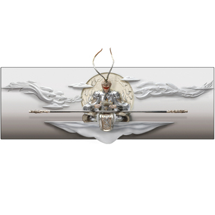 斗战胜佛立体壁画3D浮雕装饰画齐天大圣客厅沙发背景墙挂画孙悟空