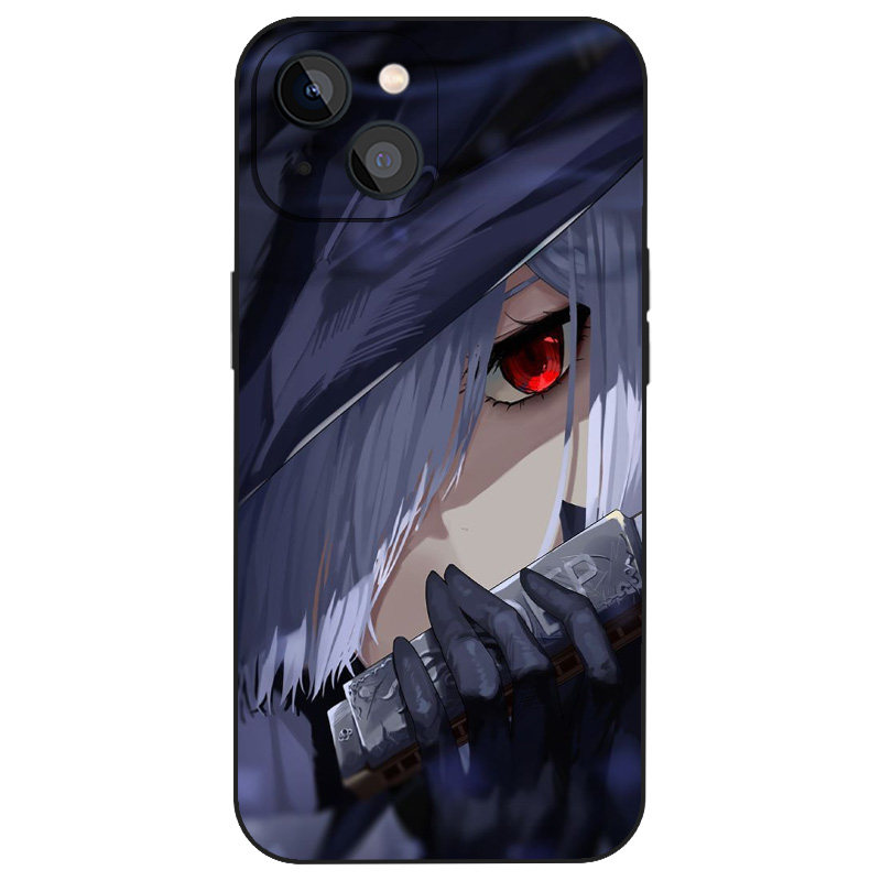 明日方舟少女歌蕾蒂娅适用iPhone16全包13防摔12动漫XS硅胶14苹果15ProMax华为荣耀OPPO小米VIVO玻璃11手机壳