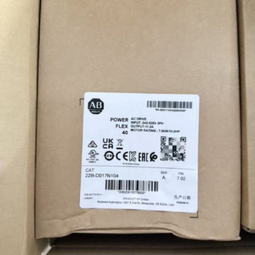 议价22B-D017N104AB 罗克韦尔变频器全新原装现货输入输出cpu全新