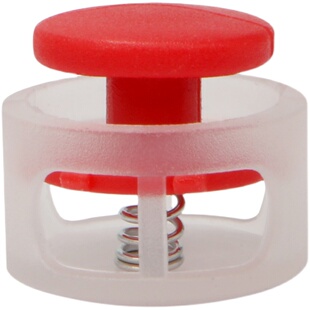 彩色尼龙弹簧扣塑料卡扣羽绒服抽绳扣卫衣下摆松紧绳扣鞋带裤脚扣