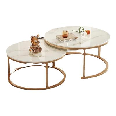 轻奢风圆形小尺寸桌子网红伸缩