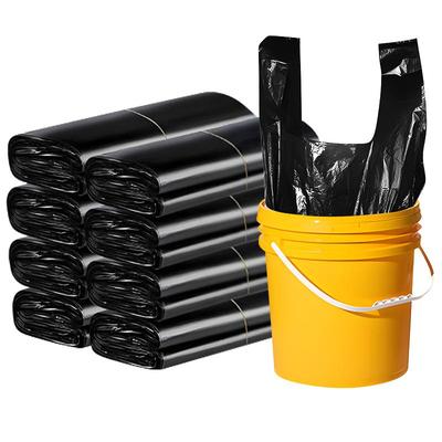 厨房大垃圾袋手提式加厚黑色