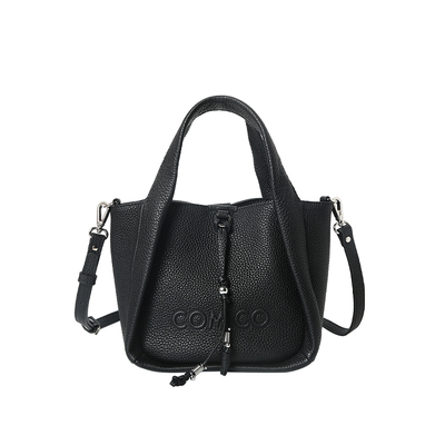 COMICO/高美高头层牛皮饭团包春夏新款真皮斜挎包女手提菜篮子包