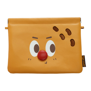 fingerstudio指作 花生款捏捏包可爱精致真皮内胆包收纳包