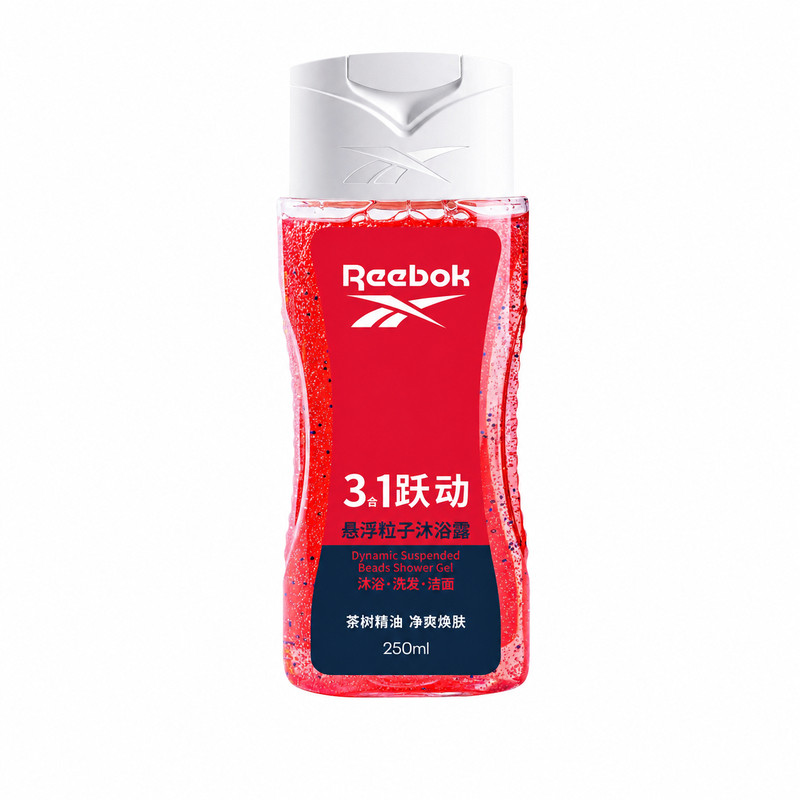 Reebok/锐步三合一悬浮粒子沐浴露去氯除螨控油72H持久留香便携装