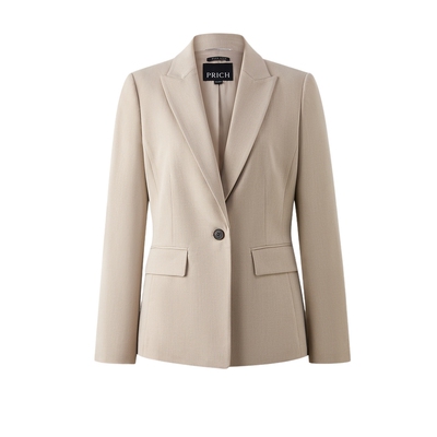 【零染】PRICH简约职场戗驳领西装2026春季新款挺括通勤西装套装
