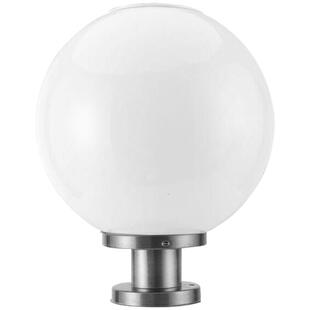 圆形太阳能柱头灯户外家用庭院门口柱子围墙照明圆球灯别墅大门灯