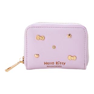 三丽鸥50周年Hellokitty短款三折钱包女孩可爱皮夹卡包白色礼物