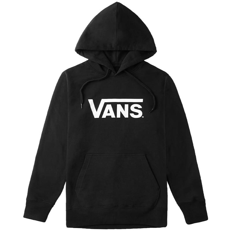 vans黑色运动休闲连帽卫衣官方