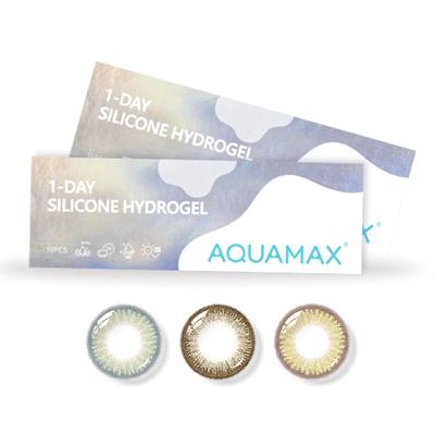 【AQ系列】晶硕高透氧硅水凝胶美瞳日抛多彩小韧片隐形眼镜10片