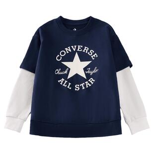 匡威儿童装男童长袖长裤2024新款中大童春秋款女童秋装运动套装潮