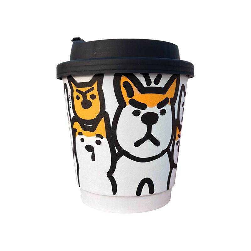 一次性纸杯兔年纸杯咖啡杯