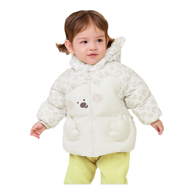 巴拉巴拉婴儿羽绒服女童加厚中长款上衣宝宝外套儿童冬装新款童装