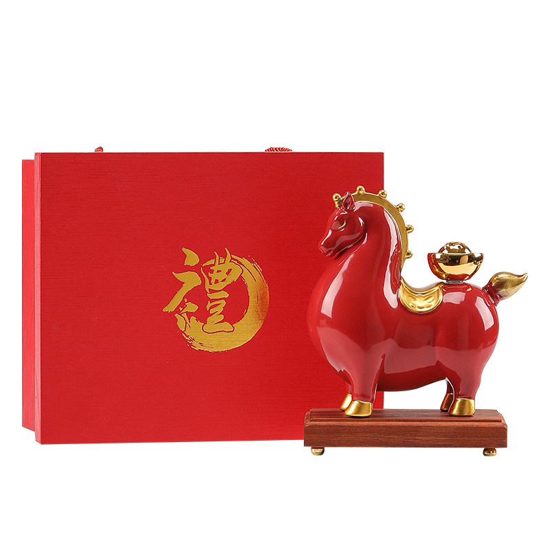 马上有钱-马年招财摆件