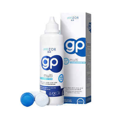 AVIZOR优卓gp硬性隐形眼镜RGP护理液240ml角膜塑性ok镜片