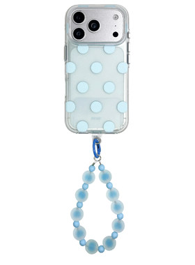 kaia 温柔简约糖果色清新波点适用于苹果17promax手机壳iphone16pro新款13女14pro带链条15pro全包防摔手机套