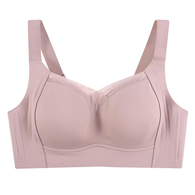 大胸光面无痕薄杯无钢圈内衣