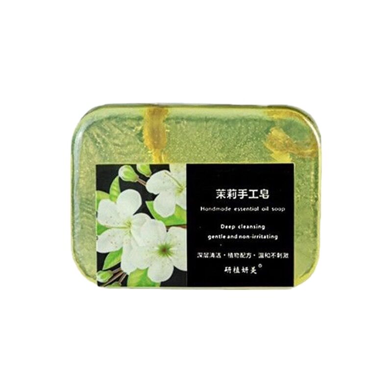 茉莉花精油皂洗脸皂补水保湿洗澡去污清洁全身持久留香手工精油皂