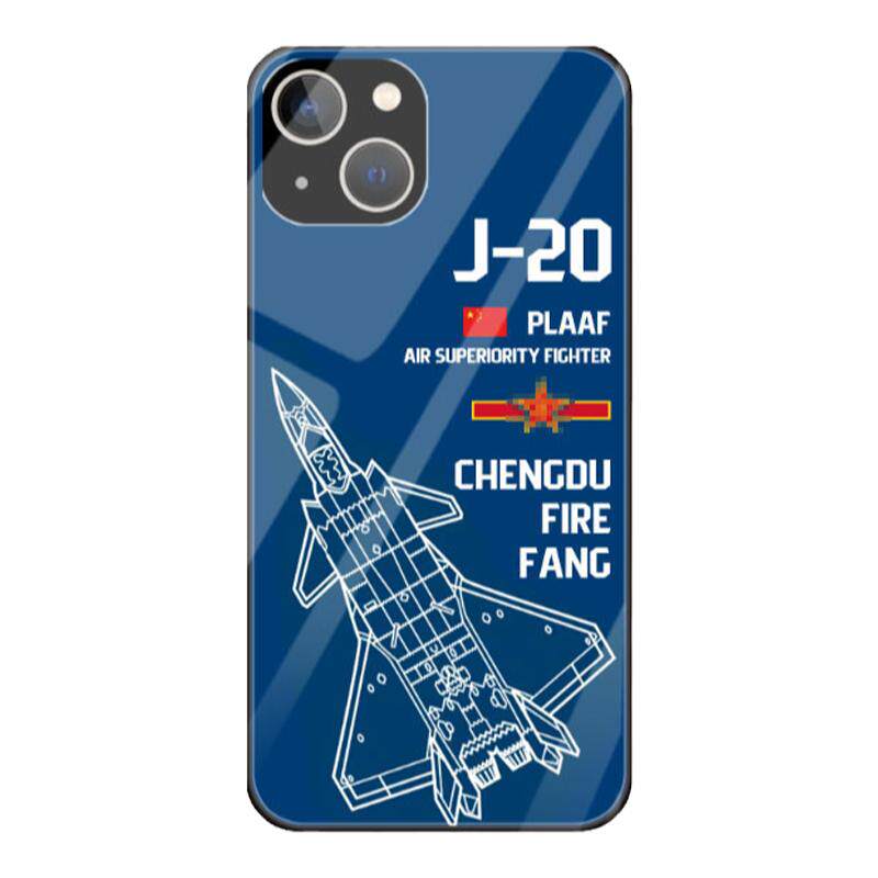 适用于歼击机创意手机壳歼20空军运20全机型华为苹果15小米13VIVOx60直升机OPPOReno7荣耀90一加iqo