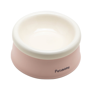 Petdebby简约猫碗狗碗猫食盆猫罐头碗大口径小猫水碗增高架防打翻