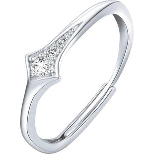 SIMPLEJOYS流星对戒s925银方戒星星原创设计情侣新年情人节礼物