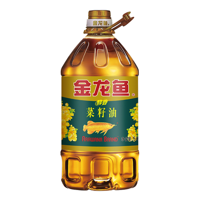 金龙鱼醇香菜籽油5L/桶